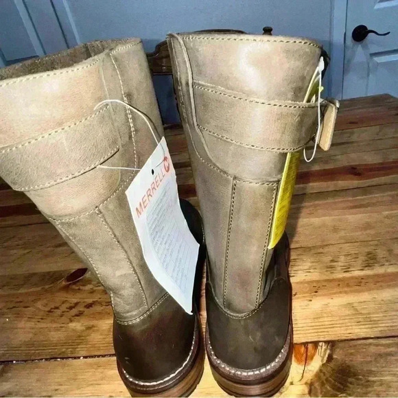 Merrell Wayfarer Raw Leather pull on boots Sample- new with sample tags attached - Picture 5 of 16